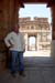 me standing in gateway at Vitthala Temple complex, Hampi